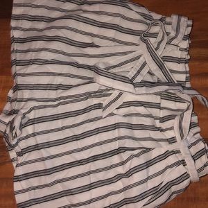 striped shorts